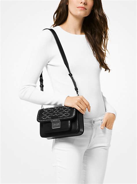 michael kors sloan editor studded|Michael Kors Sloan Editor Studded Leather Shoulder Bag .